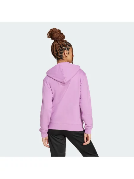 Mikina Essentials Linear Full-Zip French Terry fialová