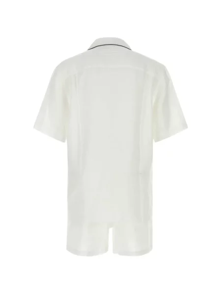 Pijamale Zegna de in alb