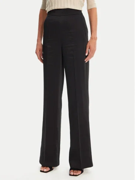 Morgan Pantaloni palazzo Wide Leg negru