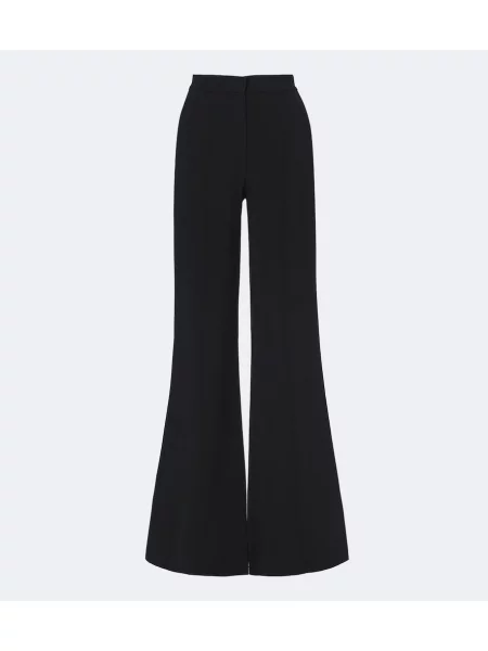 Pantaloni Elie Saab evazate negru