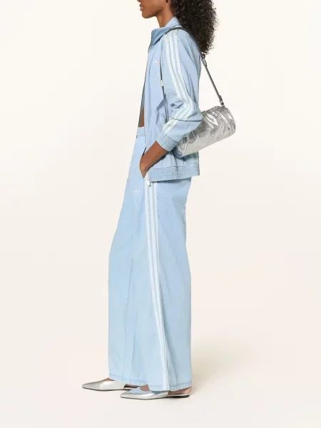 Adidas Originals Džíny S Širokými Nohavicemi Summer Glow Denim Wide Leg lghden bílé