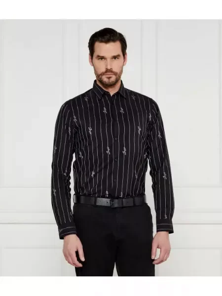 BOSS BLACK Cămașă negru