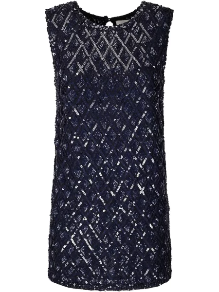 Rochie mini P.a.r.o.s.h. de costum albastru