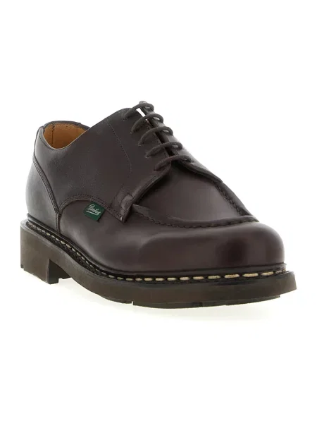 Derby Paraboot skórzany brązowy