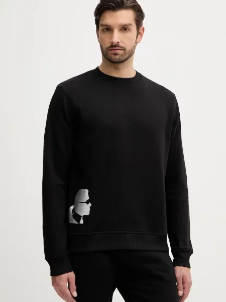 Karl Lagerfeld hanorac de cu imprimeu negru