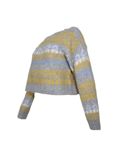 Wielobarwność sweter Hugo Boss wełniany