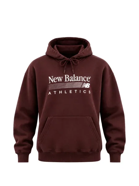 Hanorac crewneck New Balance din fleece violet