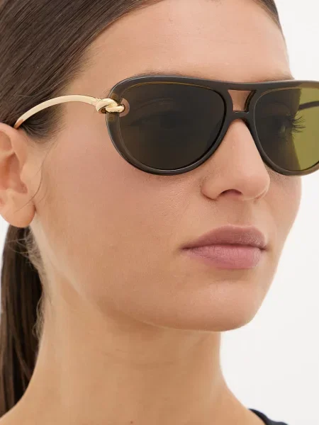 Bottega Veneta napszemüveg női zöld