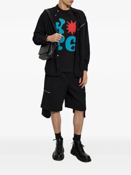 Tricou Comme Des Garçons cu imagine negru