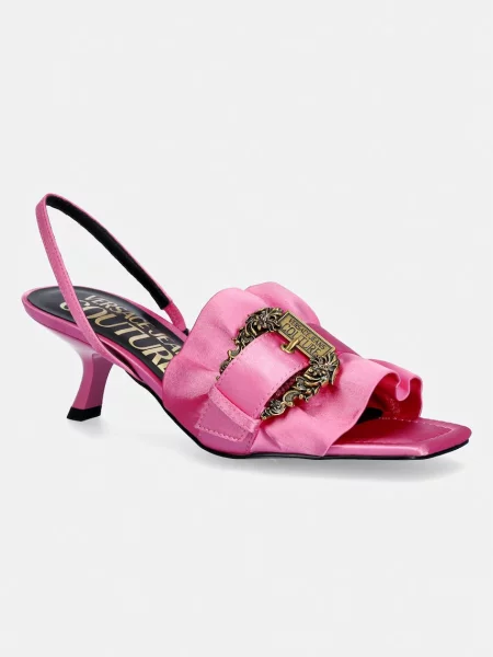 Versace Jeans Couture sandale cu cui roz