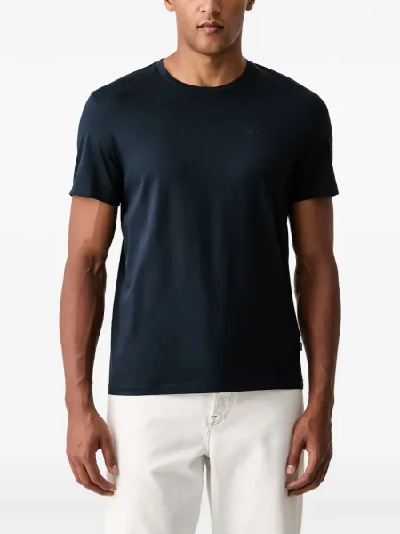 Tricou Joop! cu broderie albastru