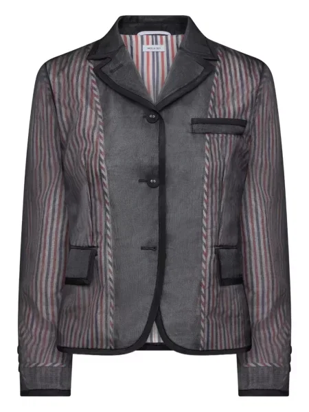 Sacou Thom Browne din organza negru