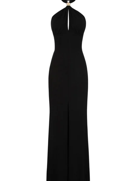 Maksi sukienka maxi Elisabetta Franchi czarna