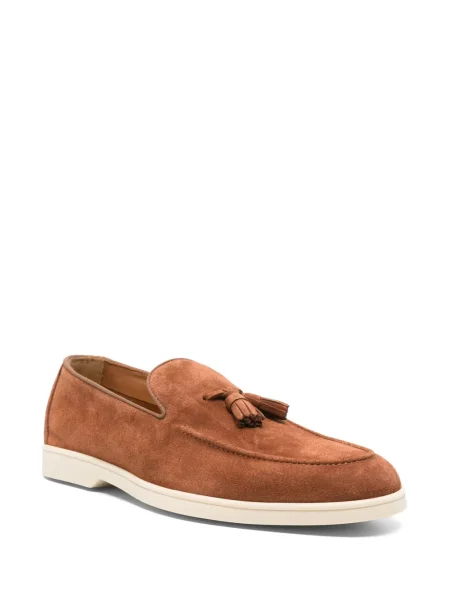 Pantofi loafer Doucal's din piele maro