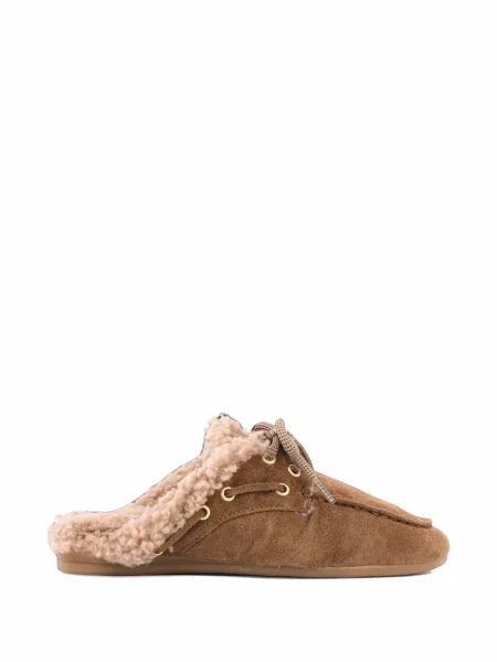 Papuci tip mules Toral Shoes maro