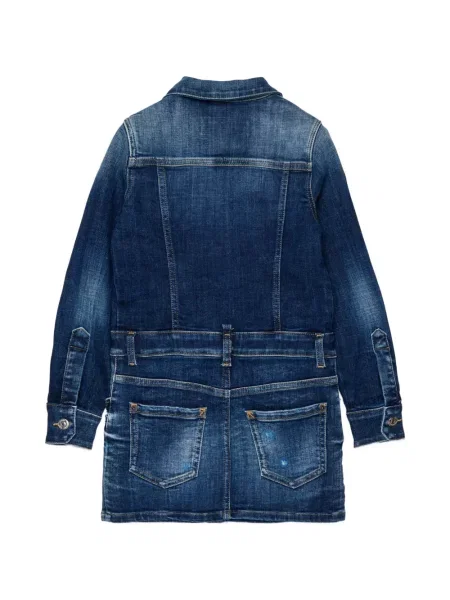 Dětské džínové šaty Dsquared2 modré