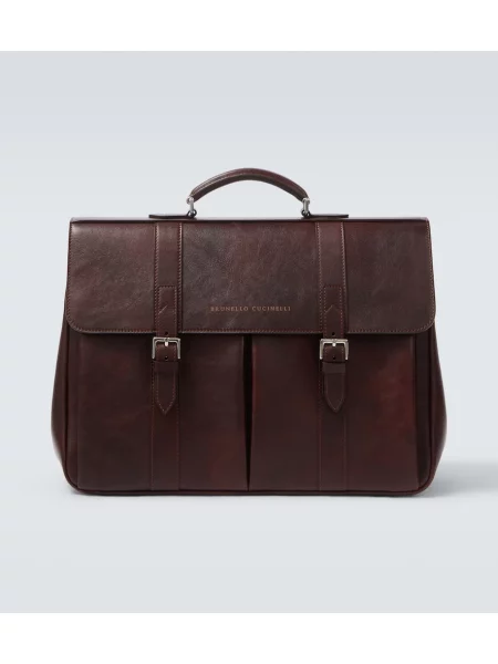 Servietă Brunello Cucinelli din piele