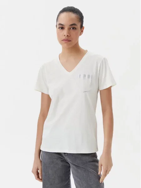 Liu Jo Beachwear T-shirt Écru