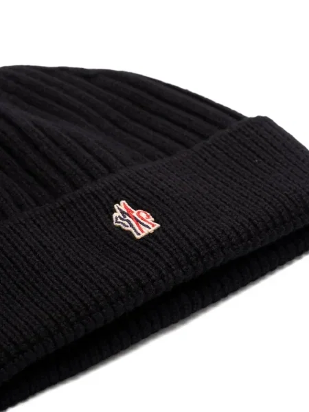 Căciulă Moncler Grenoble cu autograf negru
