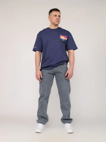 Футболка YUKI синій