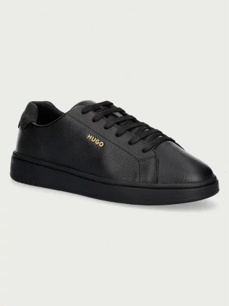 HUGO Neston sneakers pentru bărbați din piele negru