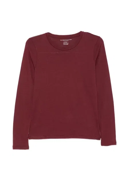 Lung tricou Majestic Filatures roșu