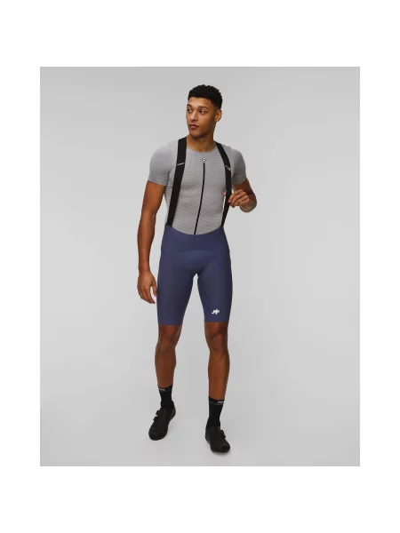 Tmavě Cyklistické šortky Assos Equipe R Bib Shorts modré