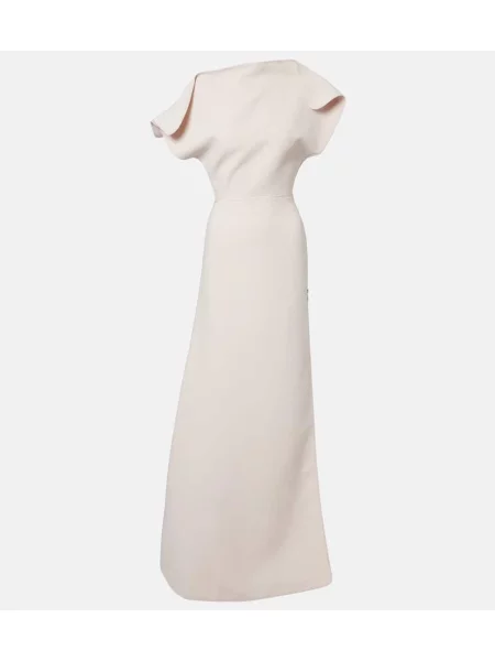 Sukienka Maticevski drapowana biała