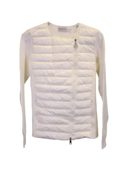 Asymetrická retro bunda Moncler Vintage bílá
