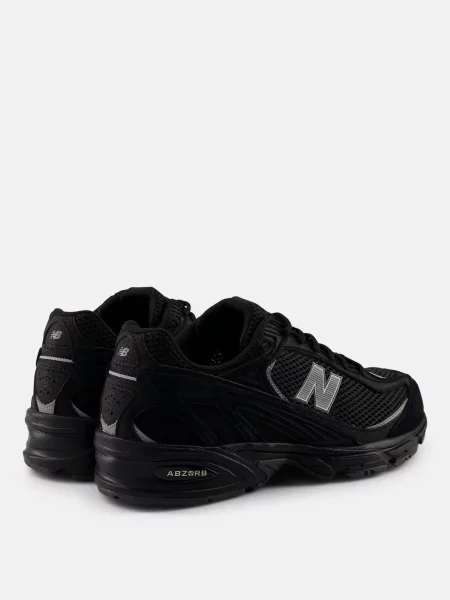 Замшевые кроссовки New Balance черные