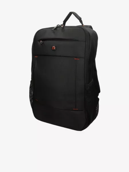 Enrico Benetti Cornell Notebook Black Backpack Black μαύρο