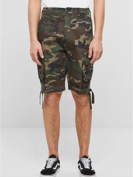 Pantaloni scurți Brandit cu model camuflaj gri