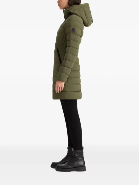 Palton Mackage cu glugă verde