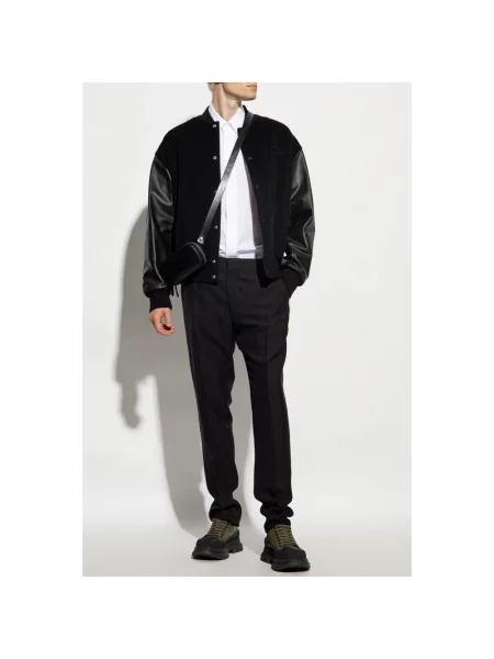 Spodnie Alexander Mcqueen czarne