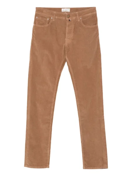 Manšestrové kalhoty Jacob Cohen hnědé