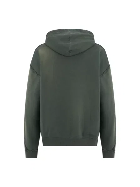 Bluza z kapturem Diesel z kapturem zielona