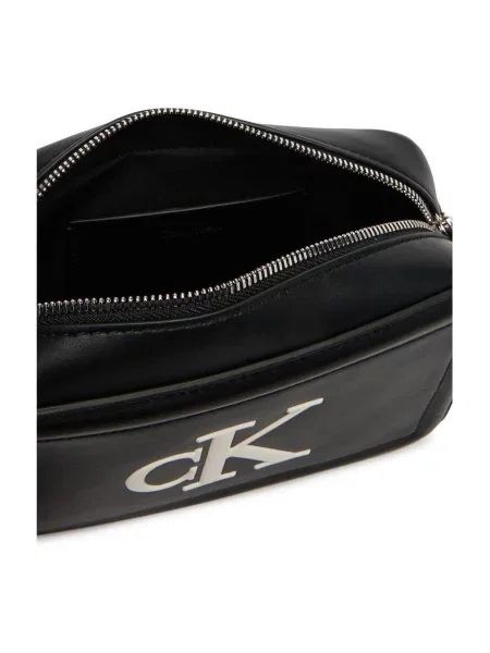 Calvin Klein Taška cez rameno / biela čierna