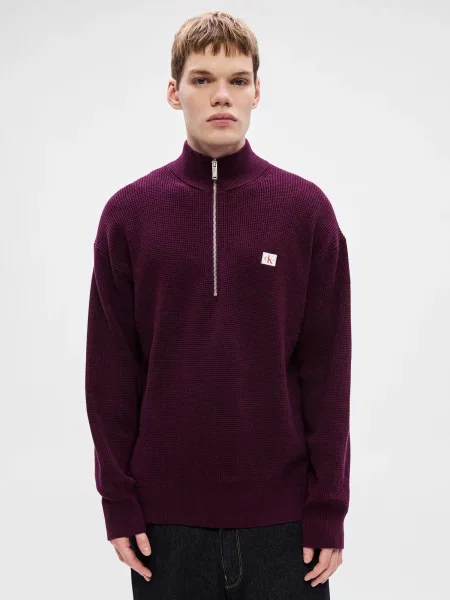 Calvin Klein Jeans Sveter cyklaménová
