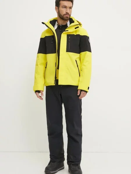 Гірськолижна куртка Emporio Armani Kitzbuhel Colorblock Protectum жовтий