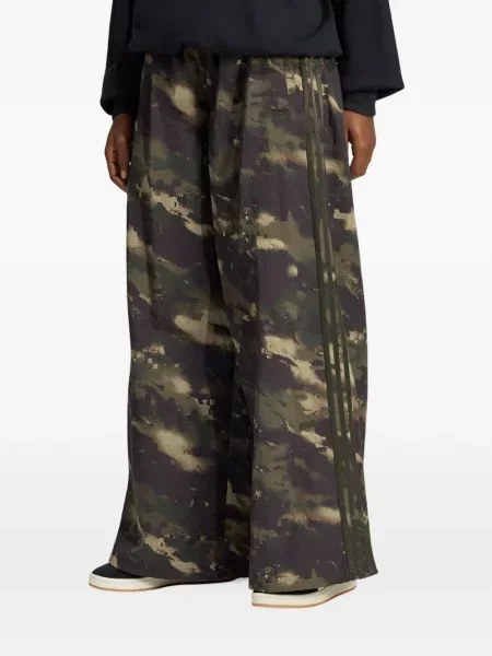 Tricou Adidas cu model camuflaj alergare din dantelă negru