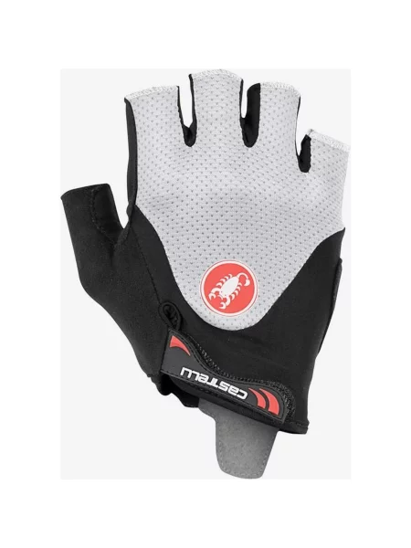 Rękawiczki Castelli Arenberg Gel 2 Rosso Corsa Krótkie Czarno XXL białe