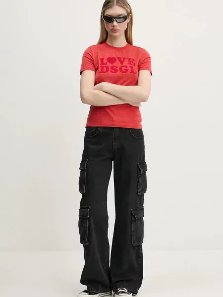 Футболка Desigual LOVE DSGL червоний
