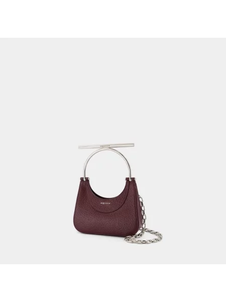 Torebka Alexander Mcqueen skórzana czerwona
