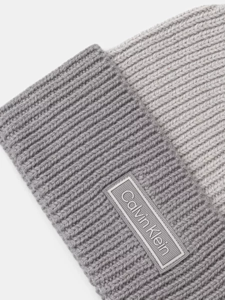 Calvin Klein gyapjú sapka szürke