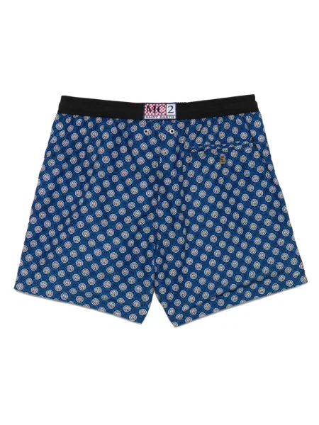 Slip de baie Mc2 Saint Barth cu imagine albastru