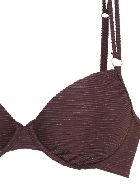 LASCANA Bikiny tmavohnedá