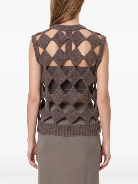 Top Rick Owens hnedá