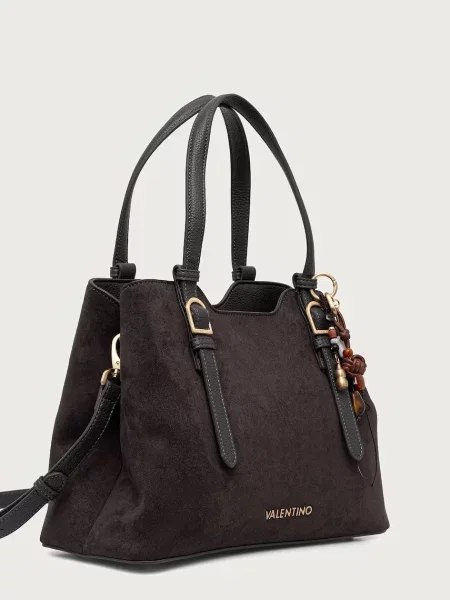 Valentino Bags crossbody kabelka dámska z imitácie semišu WINNIE WINTER sivá