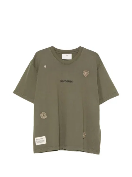 Tricou Song For The Mute cu model floral verde