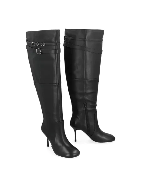 PINKO Obuwie Kobieta 39 EU Skóra Polly Leather Botki czarny